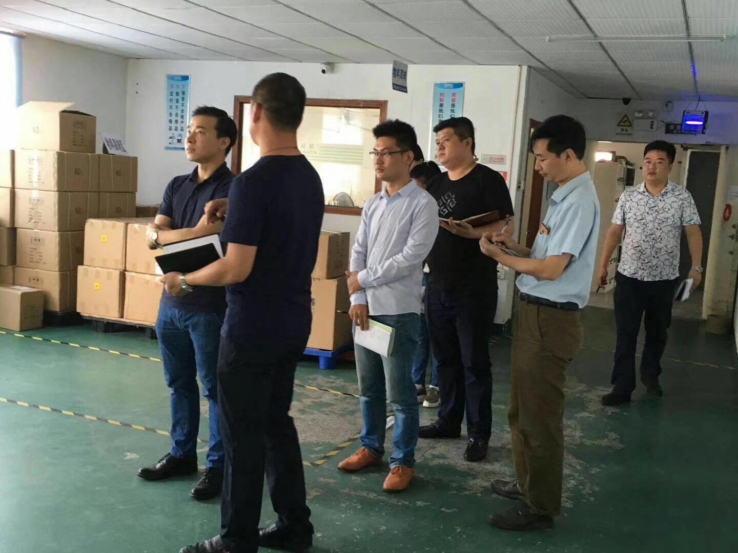 藥監局例行檢查現場